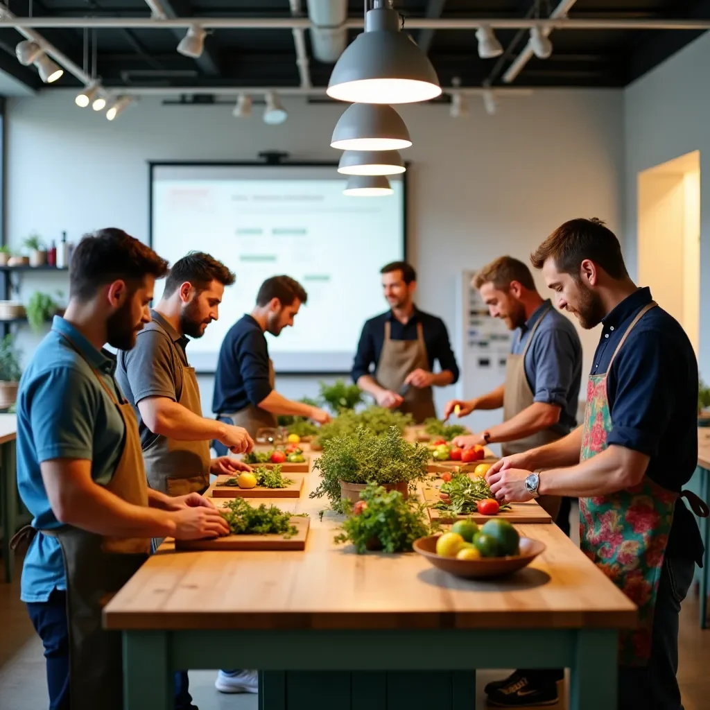 Modern office environment